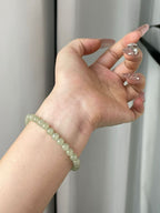 AAPLUS Crystals - Natural Hetian Jade Bead Bracelet