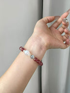 AAPLUS Crystals | Harmony Bracelet with Strawberry Quartz & Moonstones