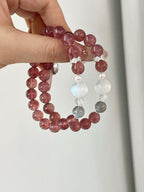 AAPLUS Crystals | Harmony Bracelet with Strawberry Quartz & Moonstones