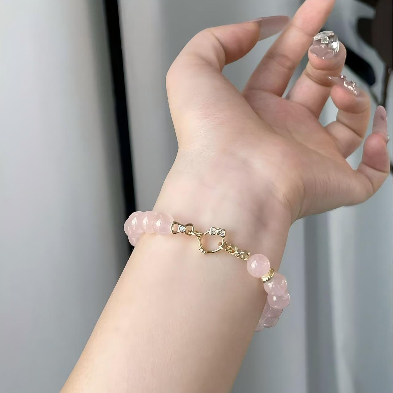 AAPLUS Crystals Natural Pink Crystal - For Attracting Love & Romance