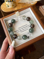 AAPLUS Crystals Natural Stone Bracelet for Healing - 5-Stone Mix