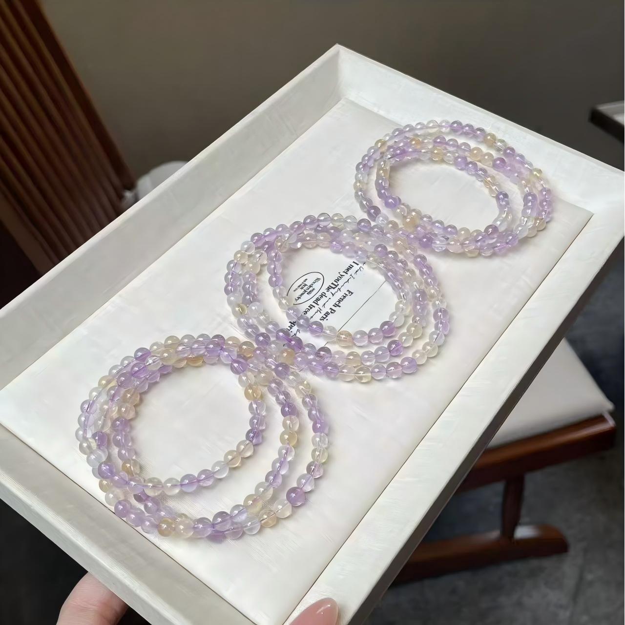 AAPLUS Crystals Natural Ametrine Raw Stone / Pendant / Bracelet