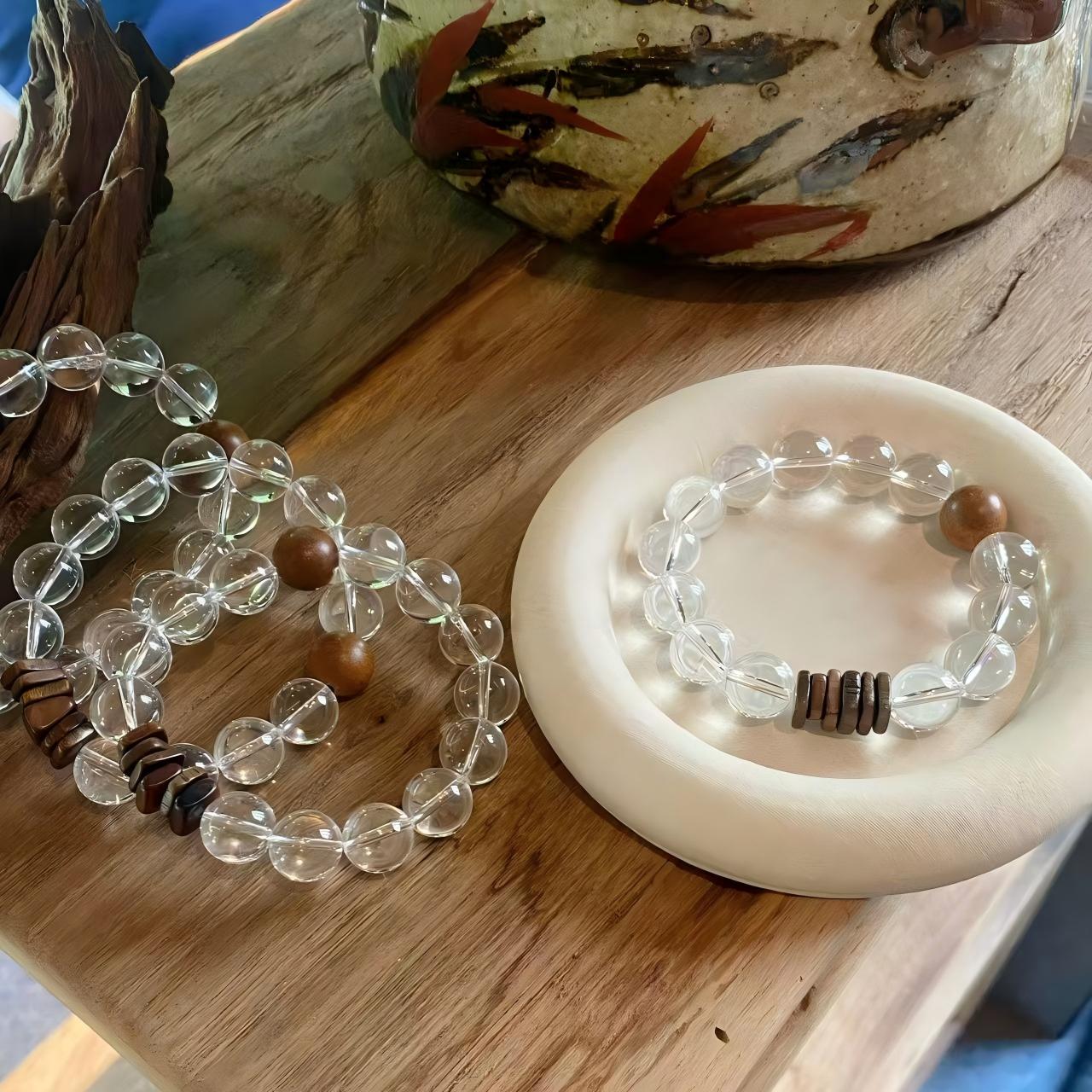 AAPLUS Crystals | Clear Quartz & Agarwood Energy Purification Set