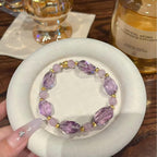AAPLUS Crystals Natural Amethyst Cluster - Energy Healing Stone Home Decor Ornament