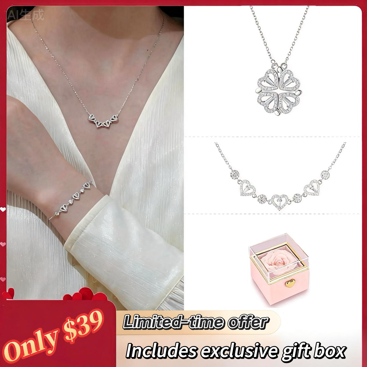 Four-leaf Clover Necklace