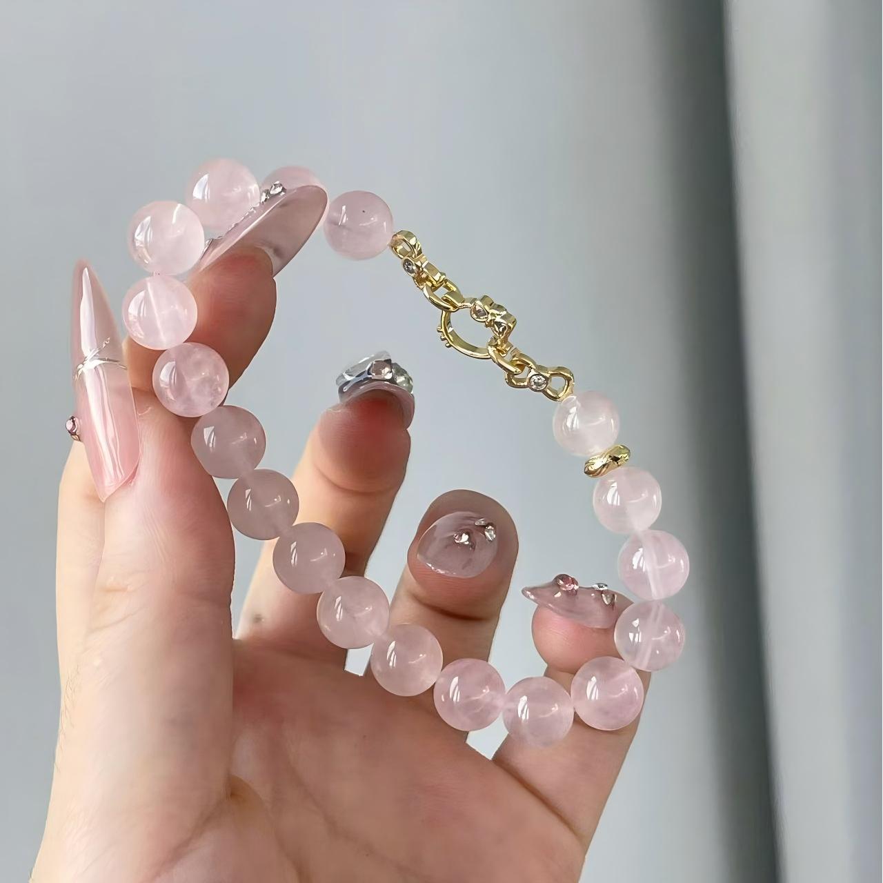 AAPLUS Crystals Natural Pink Crystal - For Attracting Love & Romance